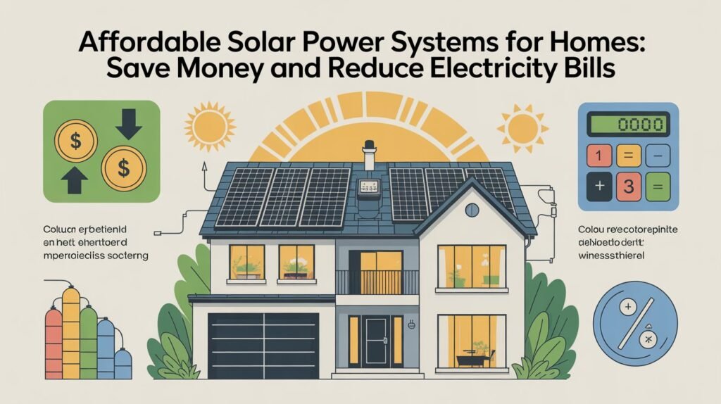 Affordable Solar Power Systems for Homes: Save Money and Reduce Electricity Bills