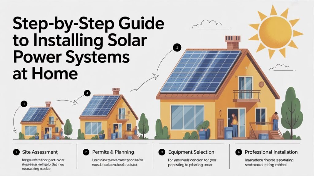 Step-by-Step Guide to Installing Solar Power Systems at Home